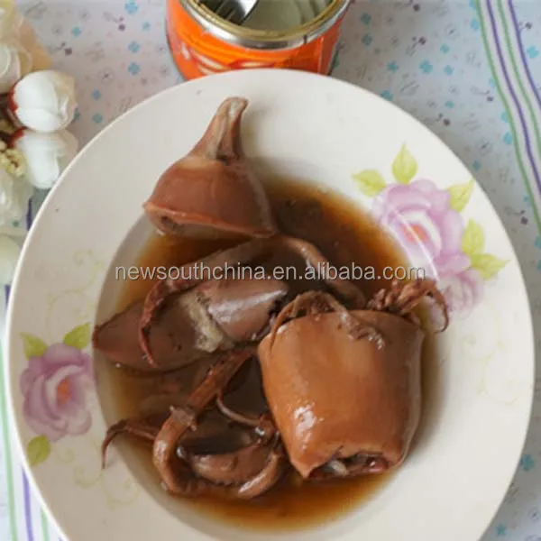 High quality canned squid with good taste 170g