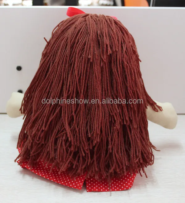 Beautiful Red Dress up Stuffed Plush Human Girl Baby Doll Toys Custom OEM Pretty Handmade Soft Plush Rag Doll