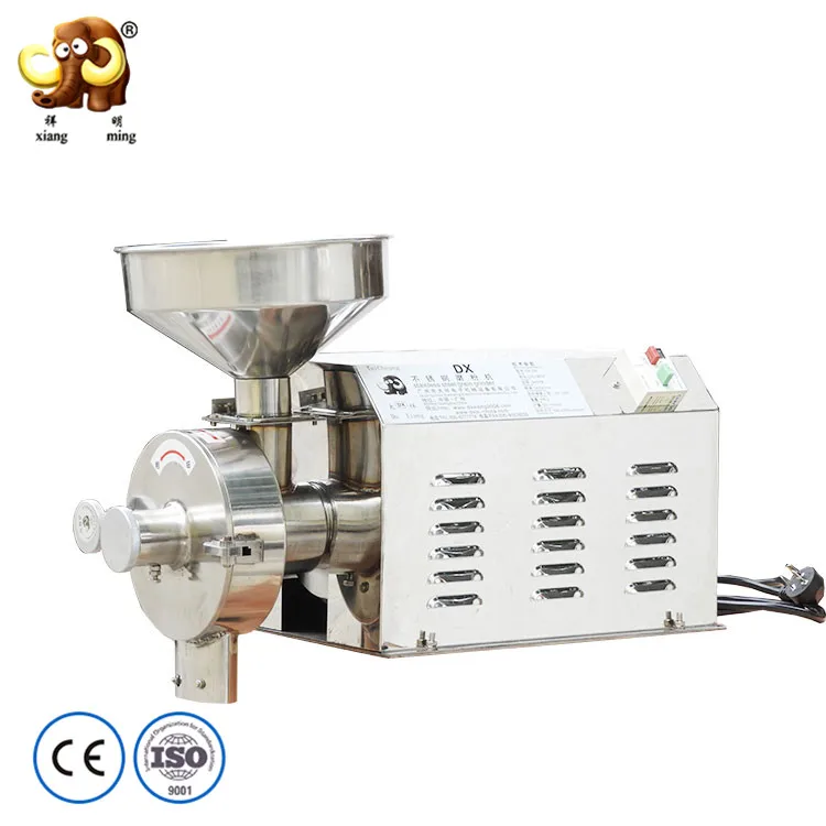DX-55 small corn cob grinder home use small corn flour mill electric sugar grain corn mill