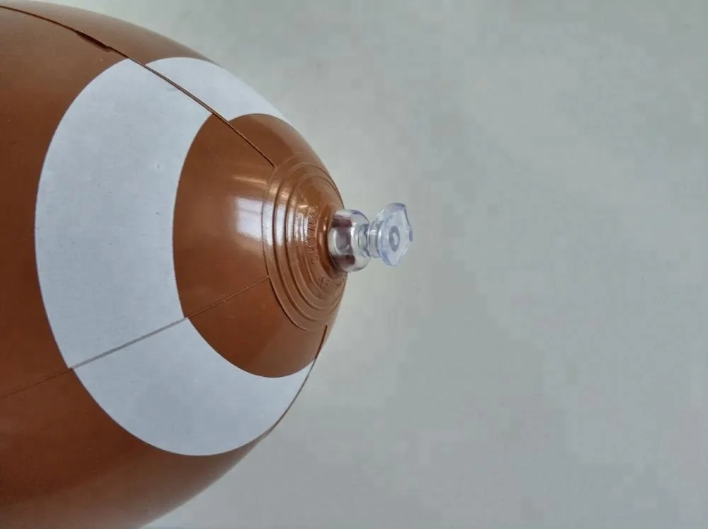 HOGE EN71 standard 16inch inflatable PVC rugby beach ball