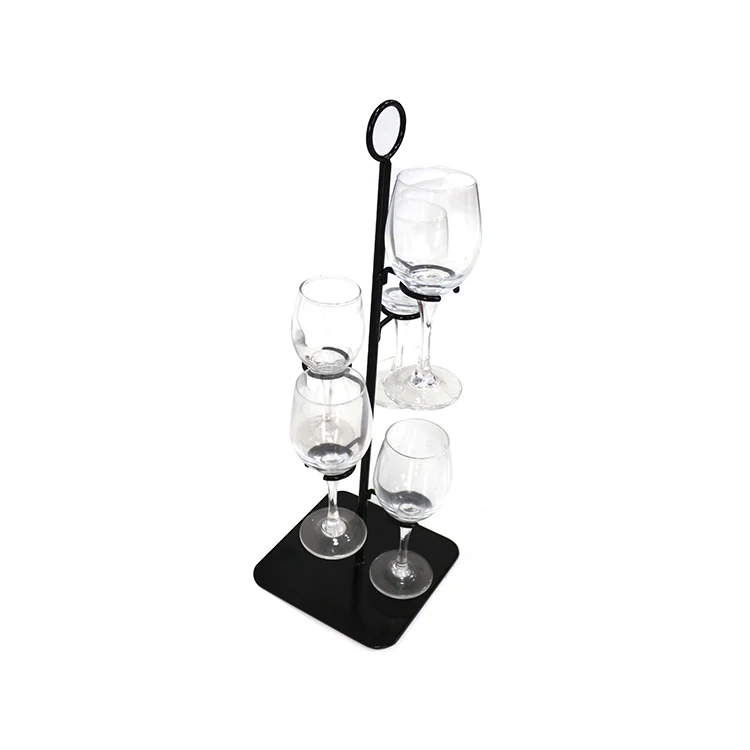 Hot sale high quality Cheap price 5 pcs hanging wine glass tree rack