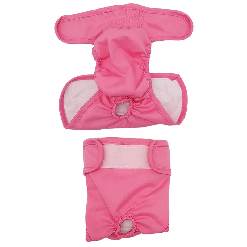Washable Reusable Female Dog Diapers for Leak-Proof Wrap Sanitary Girls Dog Panties Pets Cloth Diaper