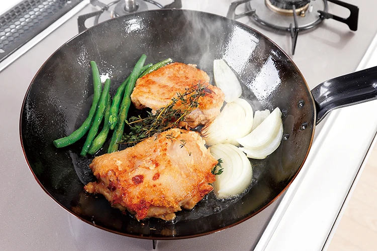 Best Wholesale Price Heat Storage Property Ceramic Coating Deep Frying Pan