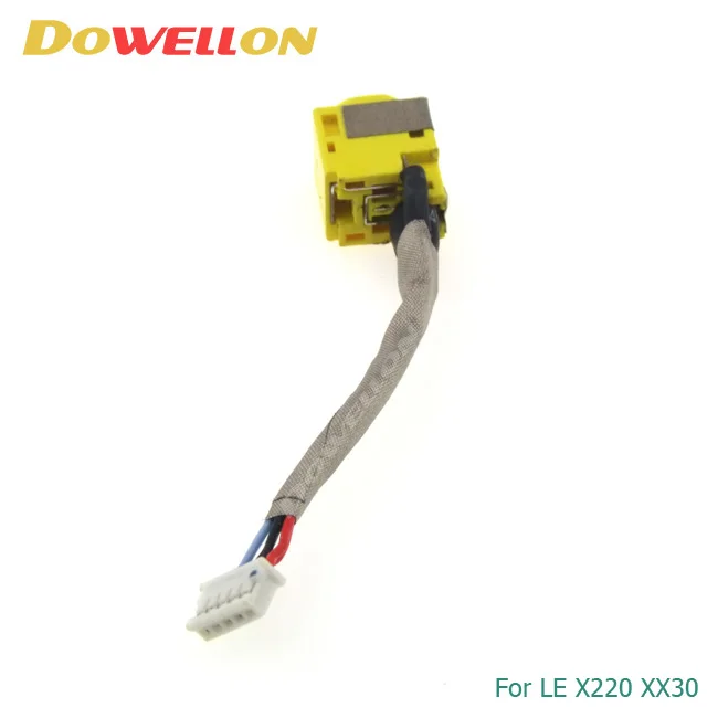 Laptop DC Power Jack Socket Cable Connector For Lenovo ThinkPad X220 X200T X230 X230T Computer