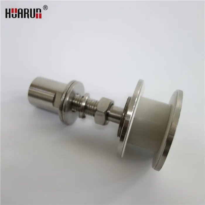 
Glass routel fixing at the exterior side of the glass wall 