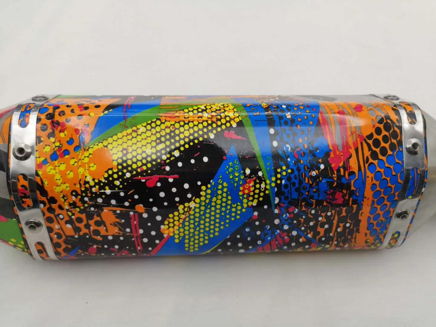 Глушитель выхлопной трубы мотоцикла CRAZY OLD MAN, модель RY17 Шестигранная, для системы выхлопной трубы мотоцикла 150-400 куб. См