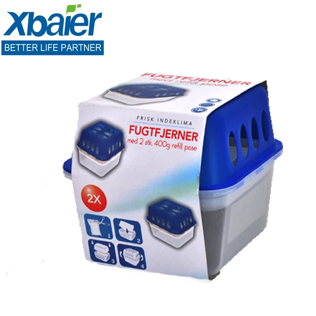 Wholesale Eco odor Dehumidifier Granules Refill Bag Moisture Absorber Box