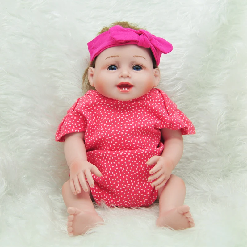 China Education Kid Toys Mini Newborn Dolls ,Silicone Vinyl Reborn Baby Dolls