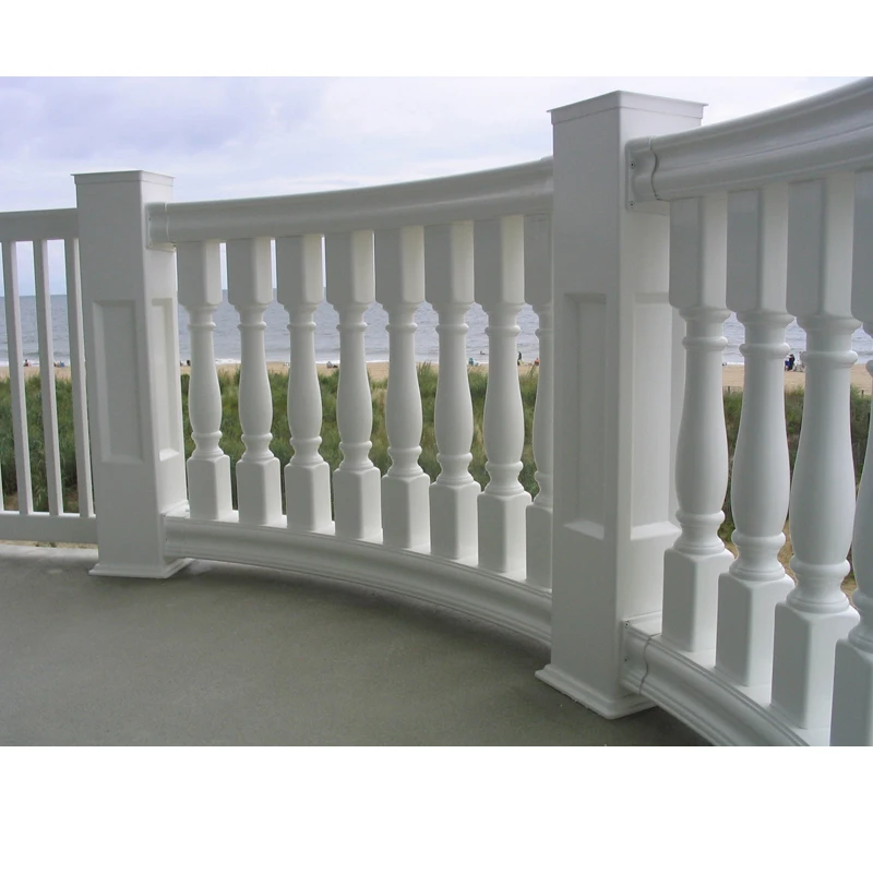 China supplier cheap available size white polyurethane decorative balustrade