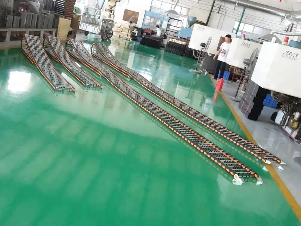 high speed cnc cable chain flexible plastic cable carrier energy chain made in china bridge type cable wire tracks