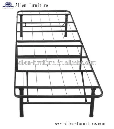 Metal Platform Bed and Mattress Foundation