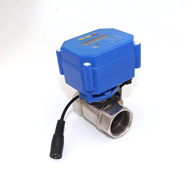 Timer Controlled Automatic Drain electric ball valve brass electrically opera 2 way electric valve motorized valve with timer