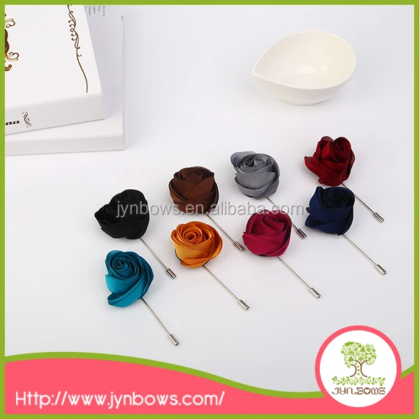 Оптовая продажа, красивая брошь в виде цветка, мужские заколки для лацканов, лента для свадебного приглашения