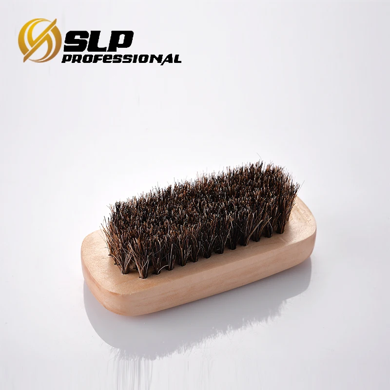 Small size Wooden shoe brush with boar bristle