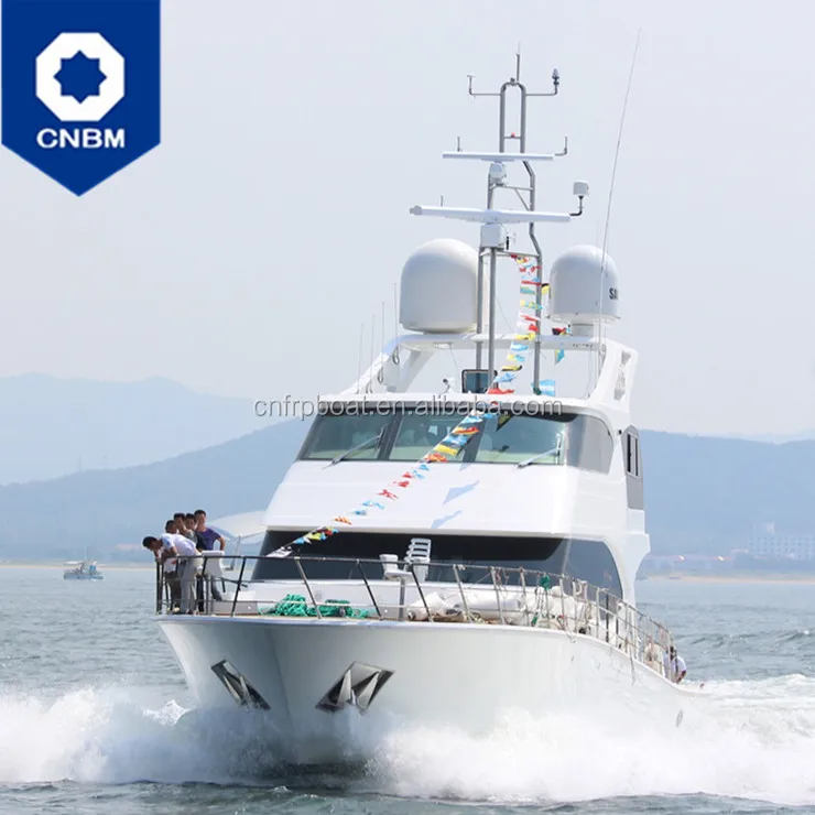 
84 ft RS Classification Society Fiberglass Hull Material Large Yacht Luxury Boat for Sale Dubai 