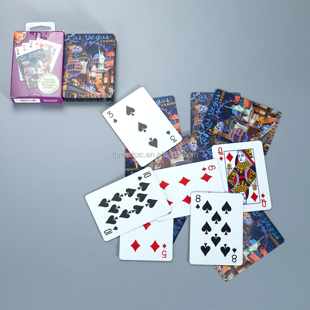 custom new style plastic 3d lenticular printing  playing card poker for adult and entertainment