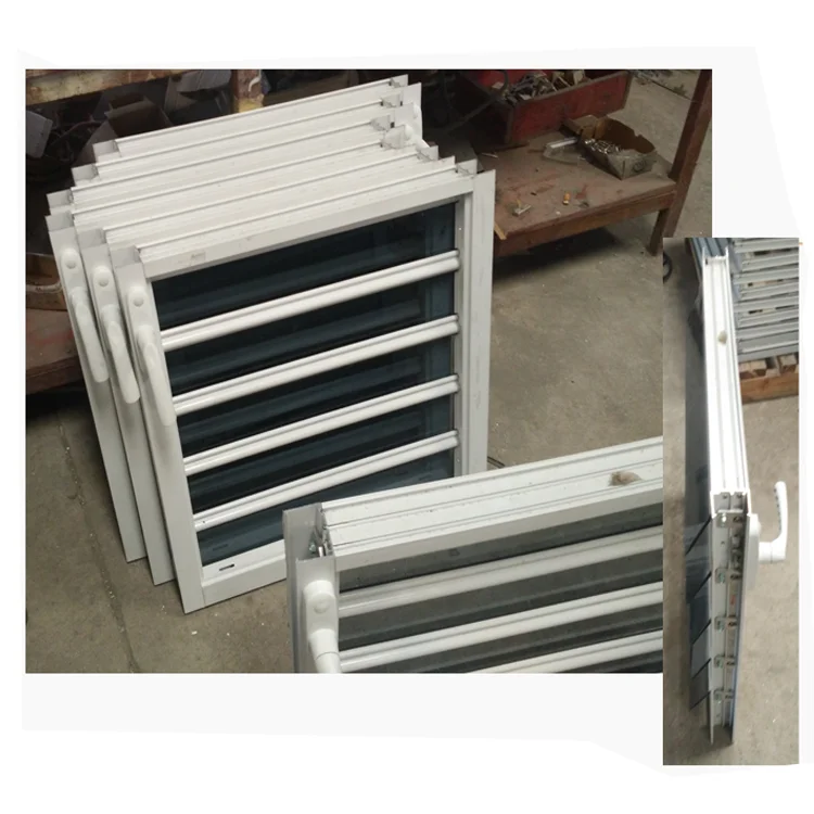 Modern home design, safety blinds, aluminum glass windows