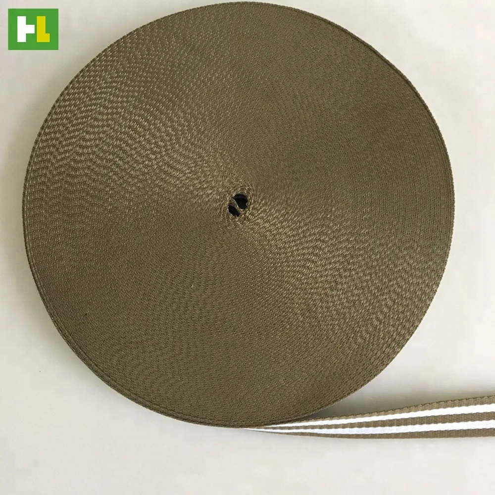 HIgh quality 1 inch Polyester fabric webbing tape for shoulder bag strap