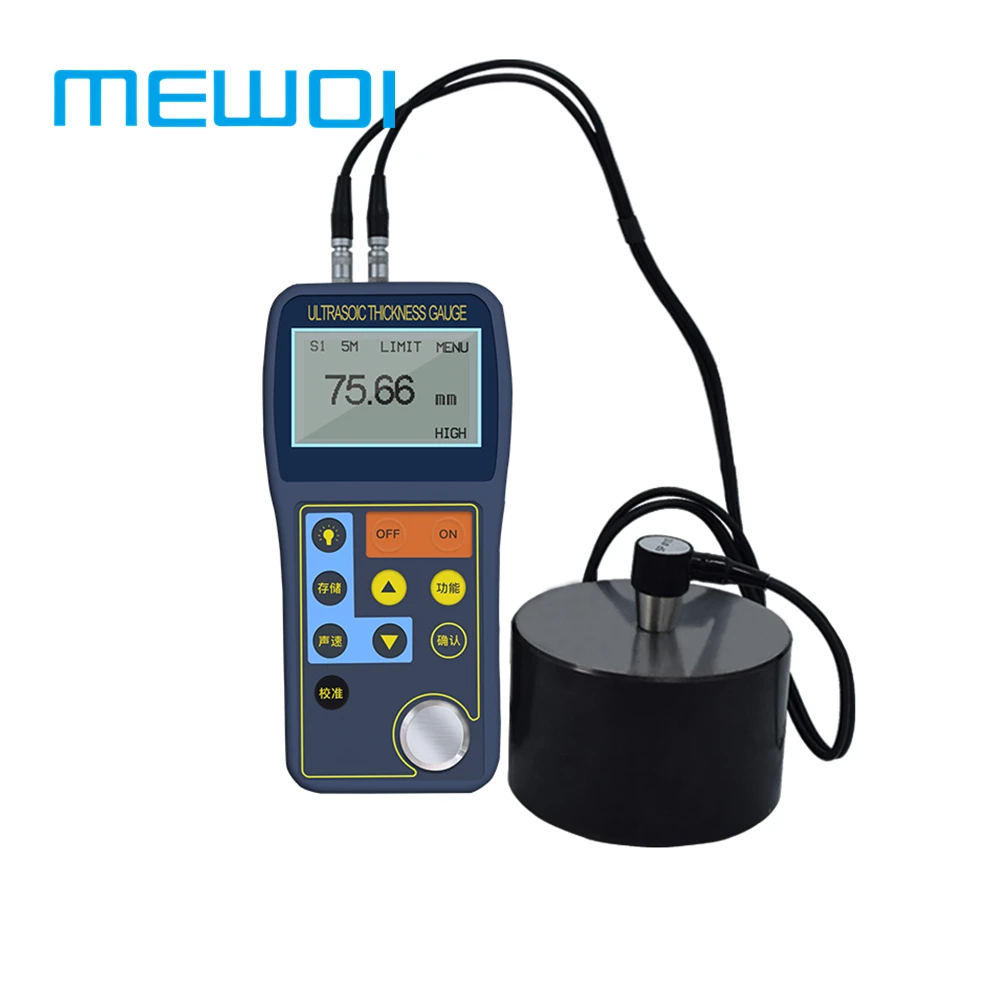 MEWOI-ST400-Ultrasonic измеритель толщины, ультразвуковой прибор для измерения толщины, скорость звука измеритель толщины
