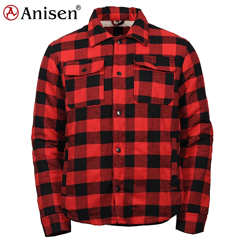 
high quality 100% cotton check winter flannel shirt men 