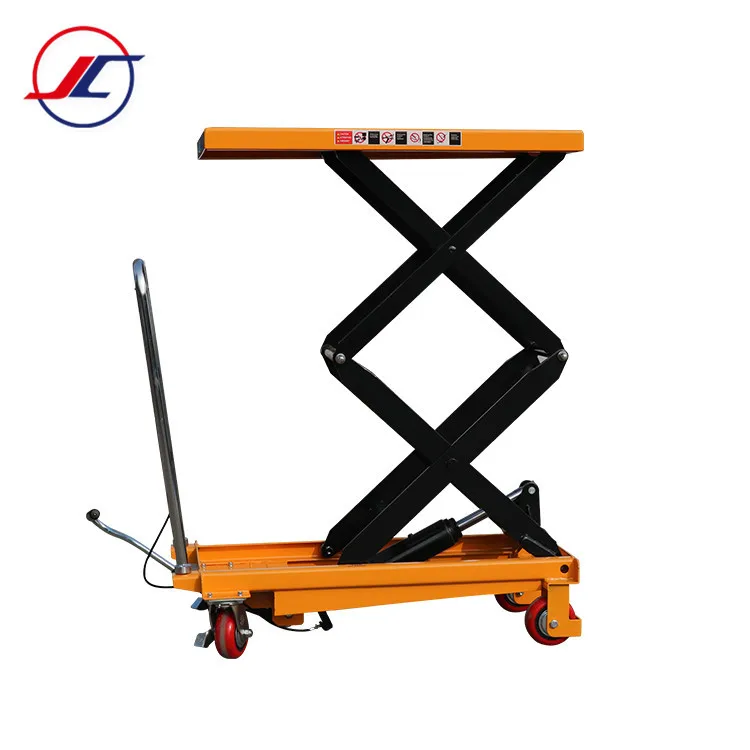 Manual Lift 350kg Loading Capacity High Quality Steel Manual Hydraulic Lift Table