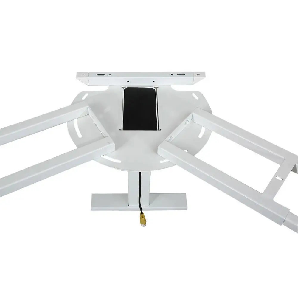 Office motorized auto table legs height adjustable triple motor L shape computer desk office sit to stand table