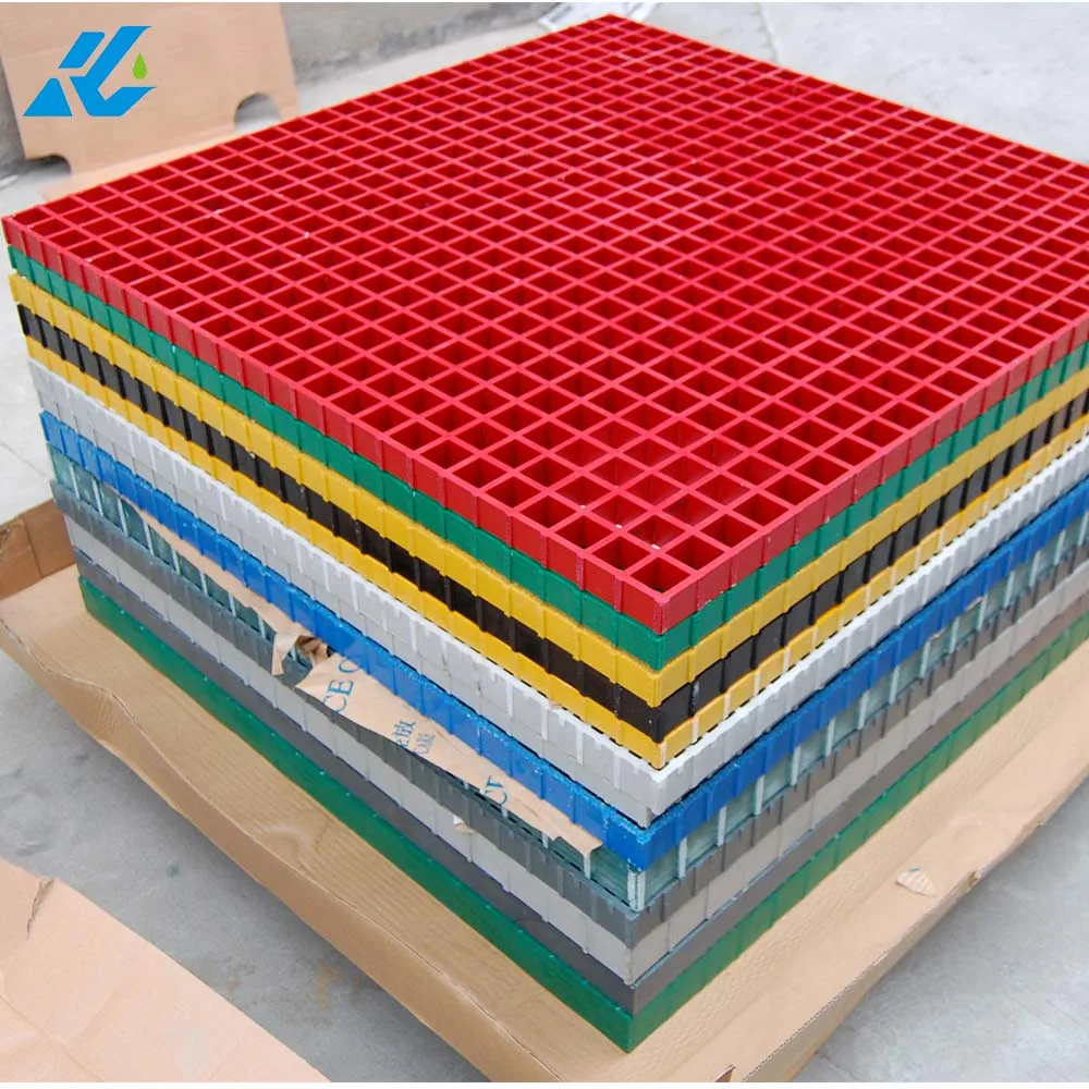 Colorful walkway molded fiberglass plastic frp grating