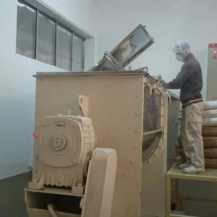 
Professional industrial equipment food mixing horizontal ribbon mixer 