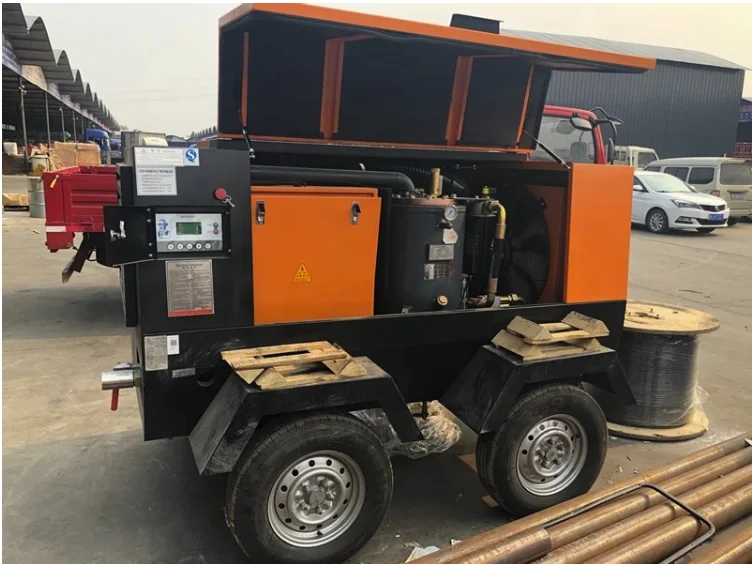 China Kaishan hot seeling screw mobile air compressor
