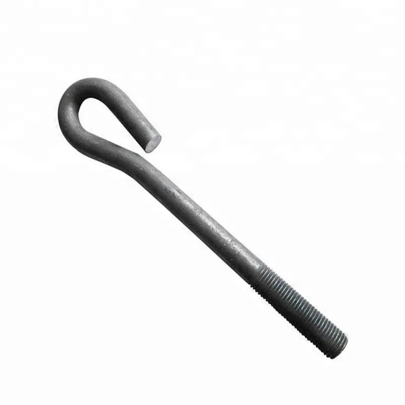 Grade 8.8 Professional Concrete Fixing Black Oxide Zinc Plated J Anchor Bolt