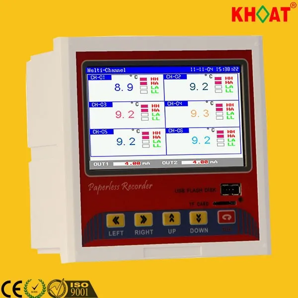 Kh3000g Ethernet USB температура безбумажный регистратор