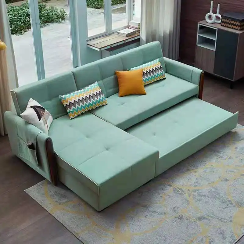 Modern design Living room best fabric corner sofa bed sofa come bed folding furniture with storage