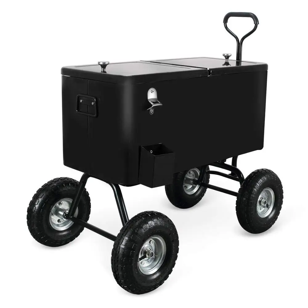 Amazon Best Seller Factory Price Ice Chest Cooling Wagon With Opener