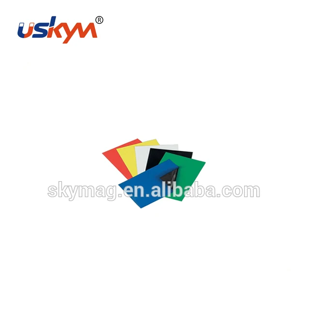 Colourful rubber magnet flexible magnet magnetic sheet magnetic strip