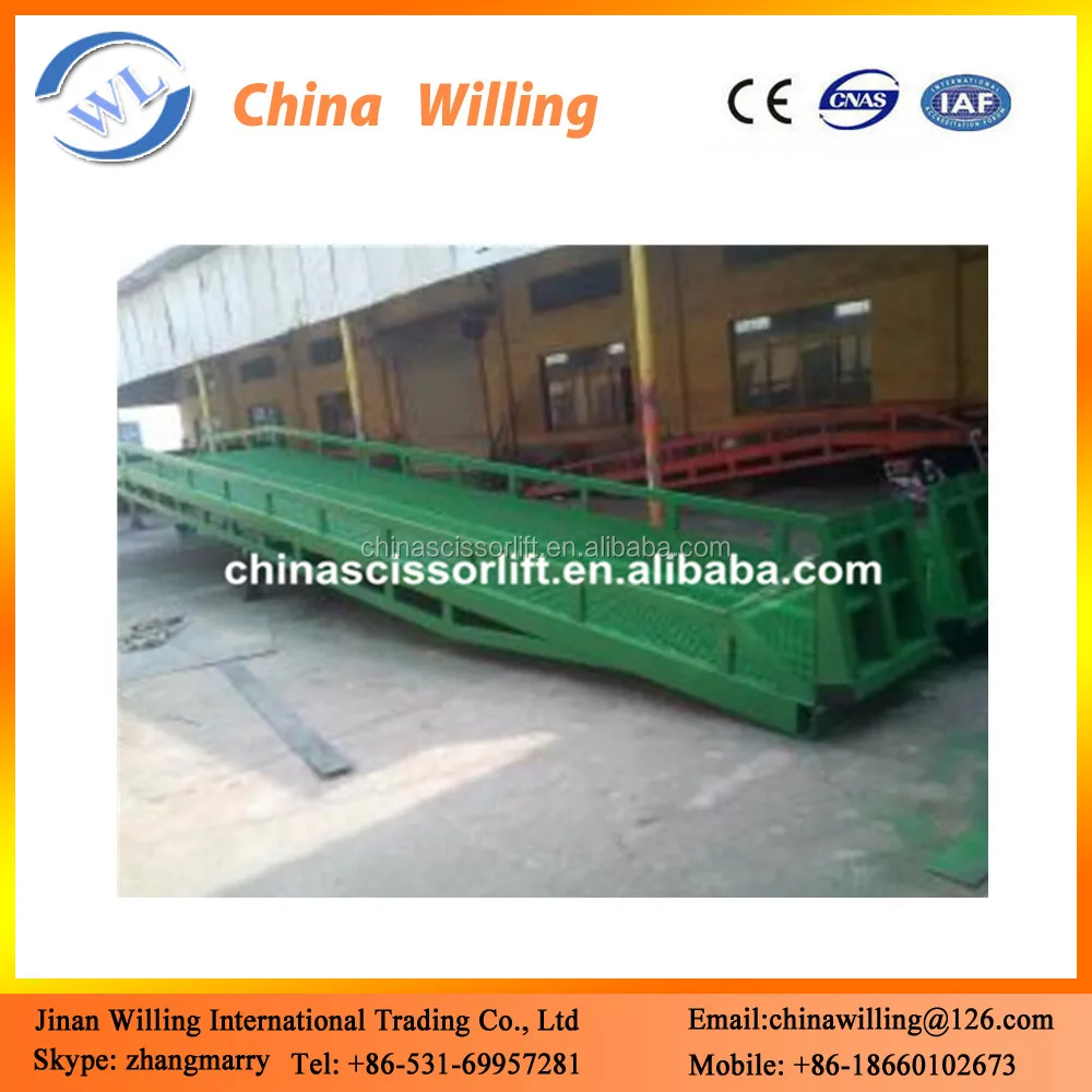 Гидравлические Контейнеров Погрузочной площадки Рампы Двор Склад Эксплуатации Грузоподъемного Оборудования