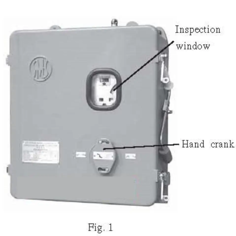 Motor Drive Unit Type CMA9 of on-load tap changer for transformer