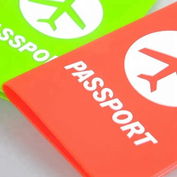 Soft PVC Passport Holder/silicone passport case/rubber Passport Cover