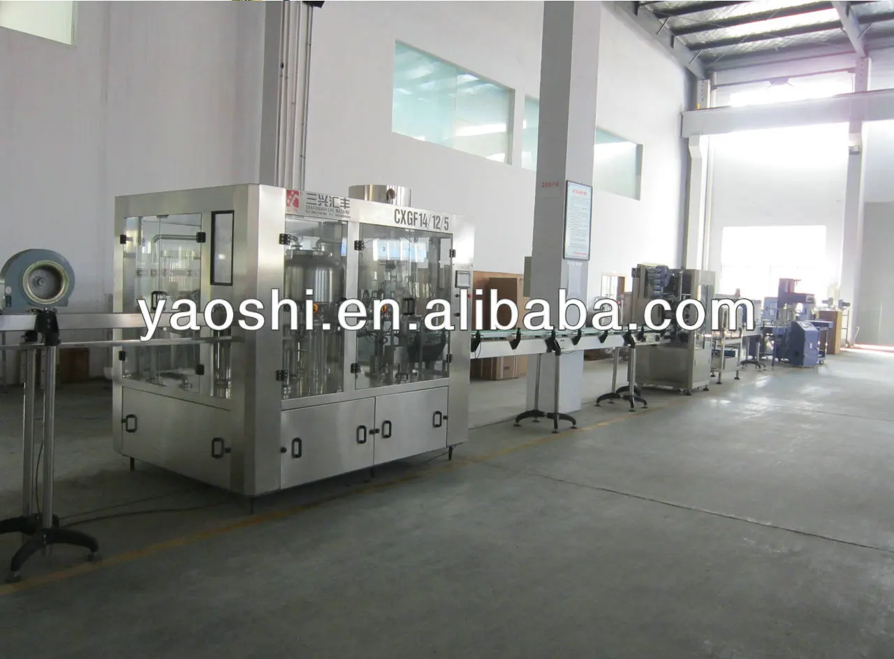 mineral water drink plant plant, water filling machine