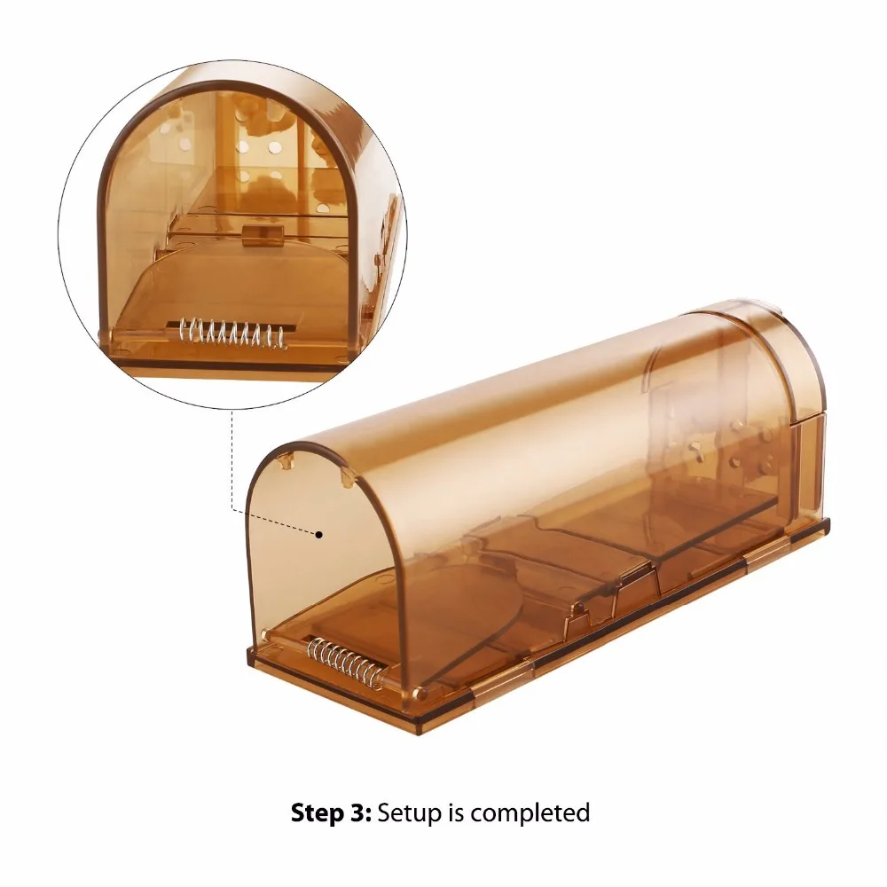 Smart humane live mouse trap catcher with sensitive trapper