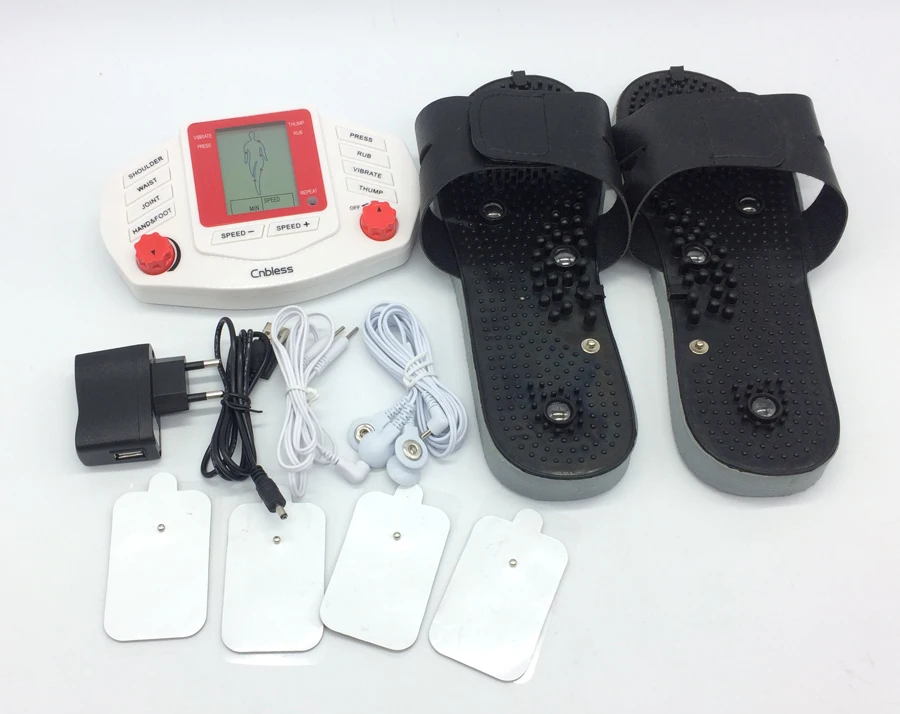 ABS Portable Tens Unit Stimulator Machine Electric Nerve Muscle Stimulator