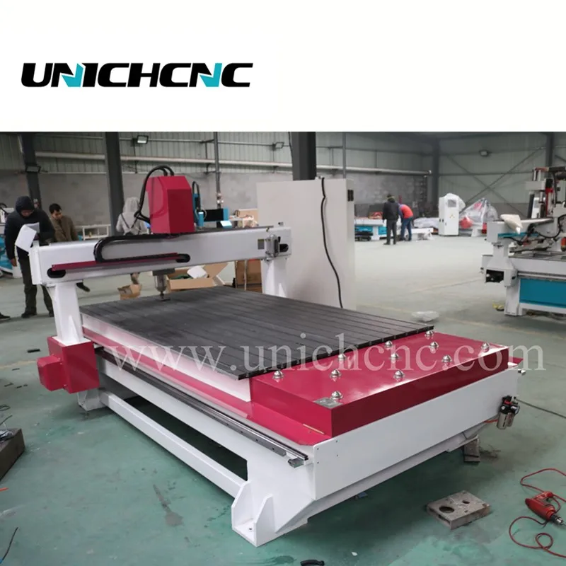 high performance Jinan UNICHCNC 3d router for wood furniture/cnc carving marble granite stone machine