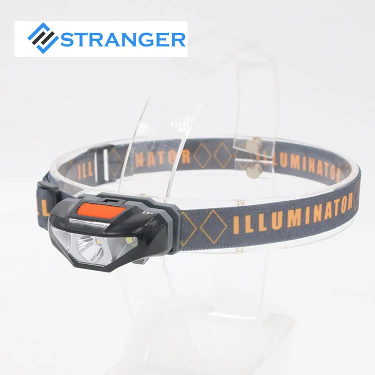 Lightweight mini portable led headlamp and headlight use 1xAA battery