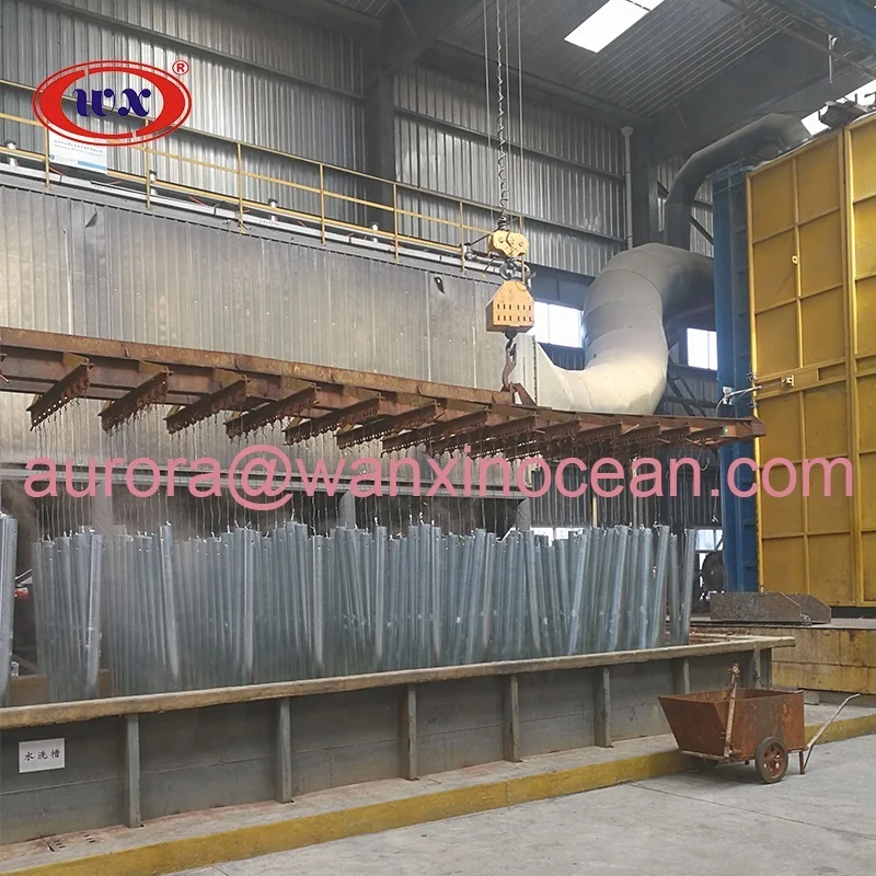 Galvanizing zinc melting pot