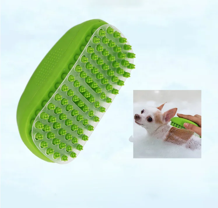 Great Pet Grooming Tool Massage Bath Shampoo Hair Wash Brush Comb For Dogs And Cats