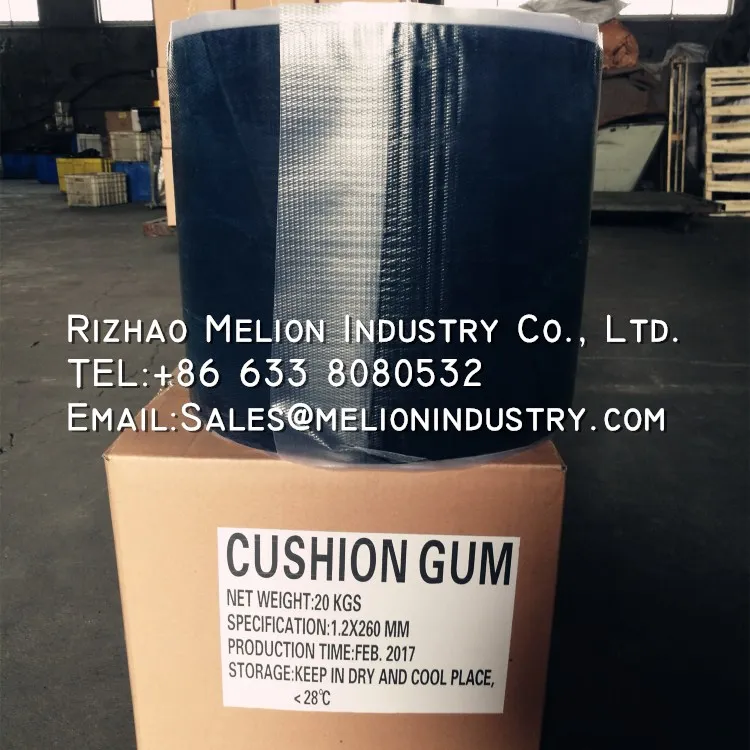 Bonding Cushion Gum Coiling and Cooling Machinery