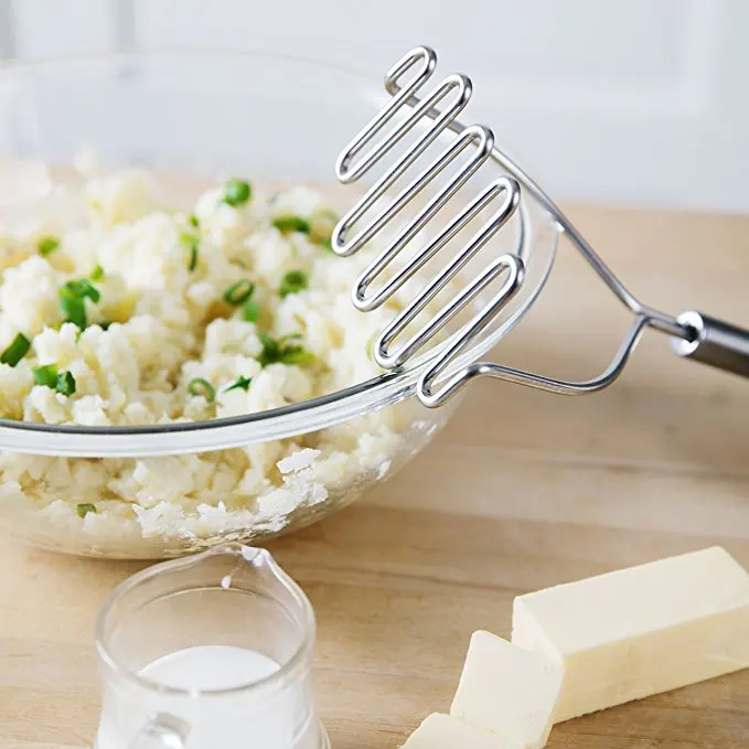 Premium High Grade Stainless Steel Fruit Mahser Potato Masher