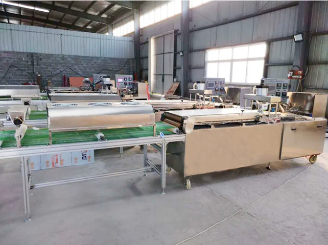 
Industrial full automatic tortilla arabic flat lavash bread making machine production line including forming baking cooling 