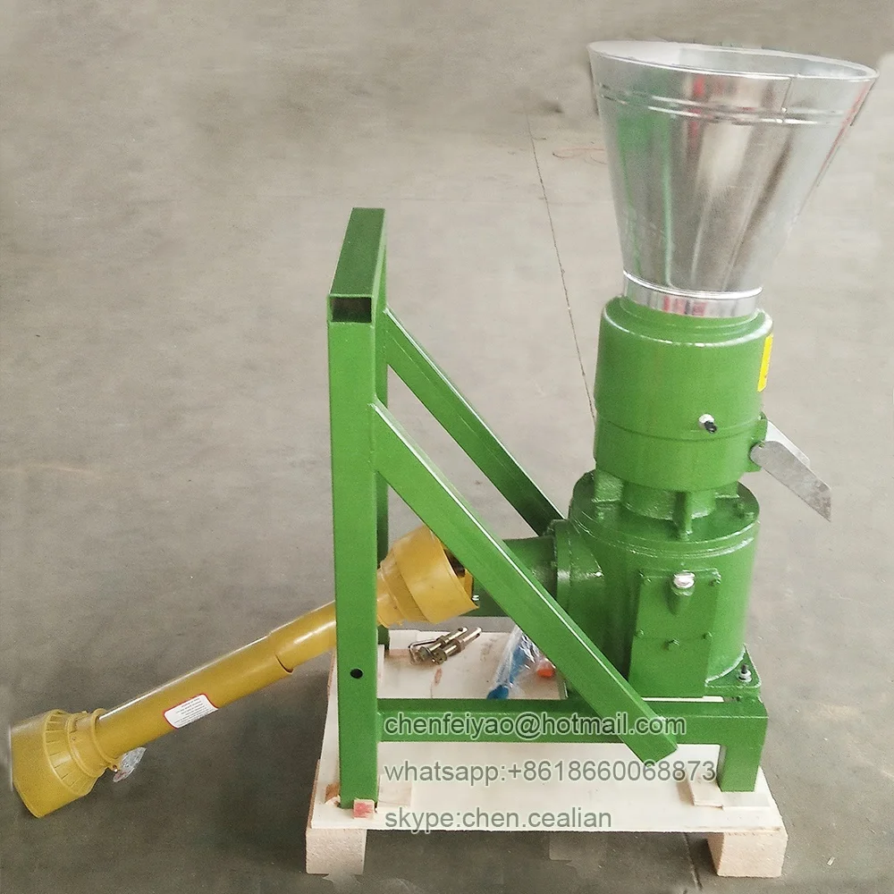 outdoor use PTO beech wood sawdust pellet machine without motor