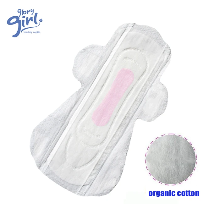 Natural Organic Cotton Biodegradable Female Sanitary Napkin Pad Manufacturer In China For Women With Cheap Price