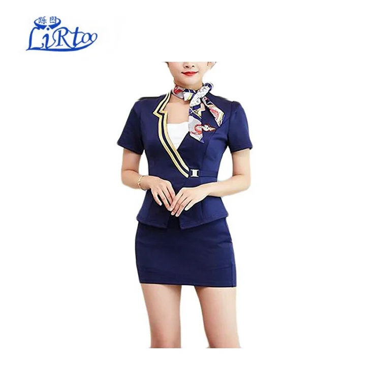New Style Fashion Airline Uniform for Stewardess